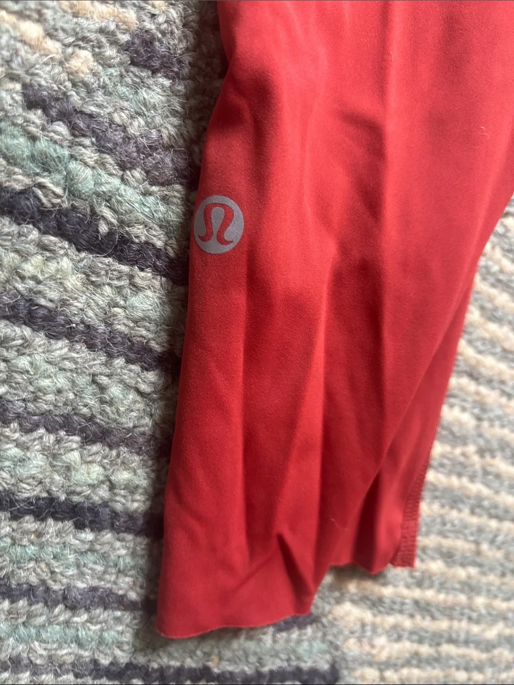 lululemon fast and free Crimson Mid-Rise Cropped Leggings